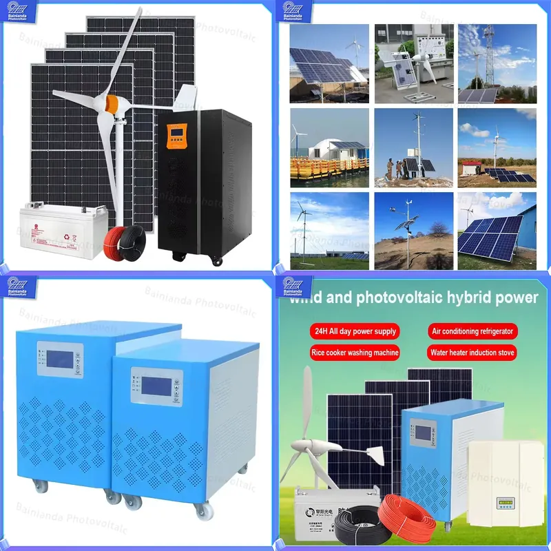 Renewable Energy Grid - 3KW 5KW 8KW 하이브리드 풍력 태양광