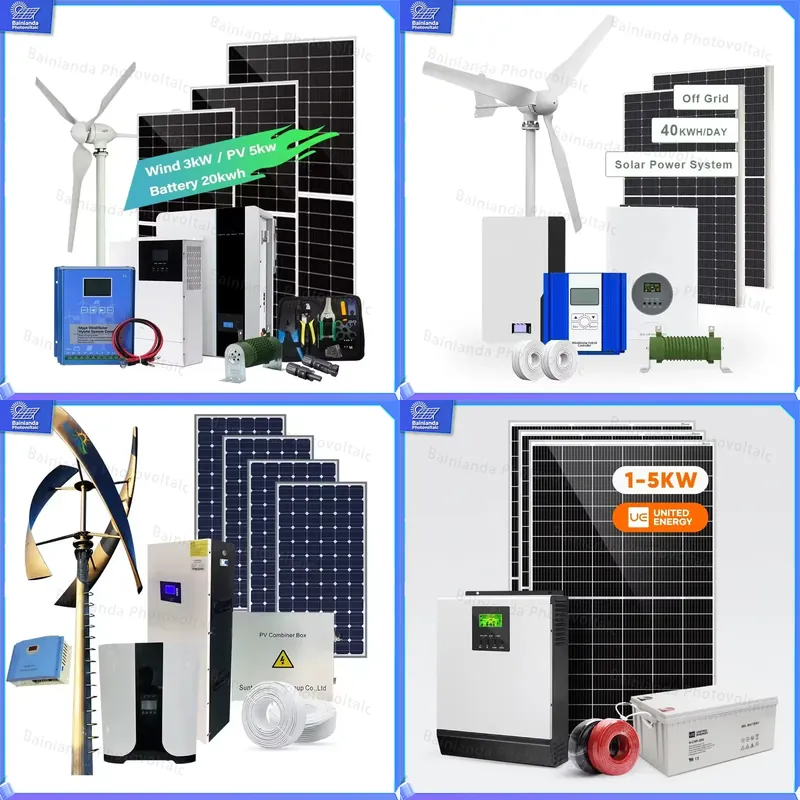 Wind Solar Hybrid Kit - 3KW 태양광 풍력 터빈 발전기 5KW