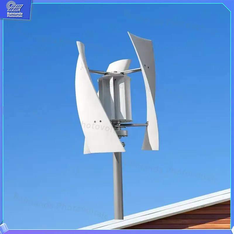 5KW 하이브리드 태양광 풍력 터빈 발전기 수직축 가정 - Renewable Energy Grid 리뷰 및 가격