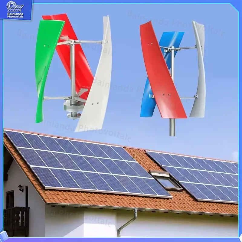 5KW 하이브리드 태양광 풍력 터빈 발전기 수직축 가정 - Renewable Energy Grid 리뷰 및 가격