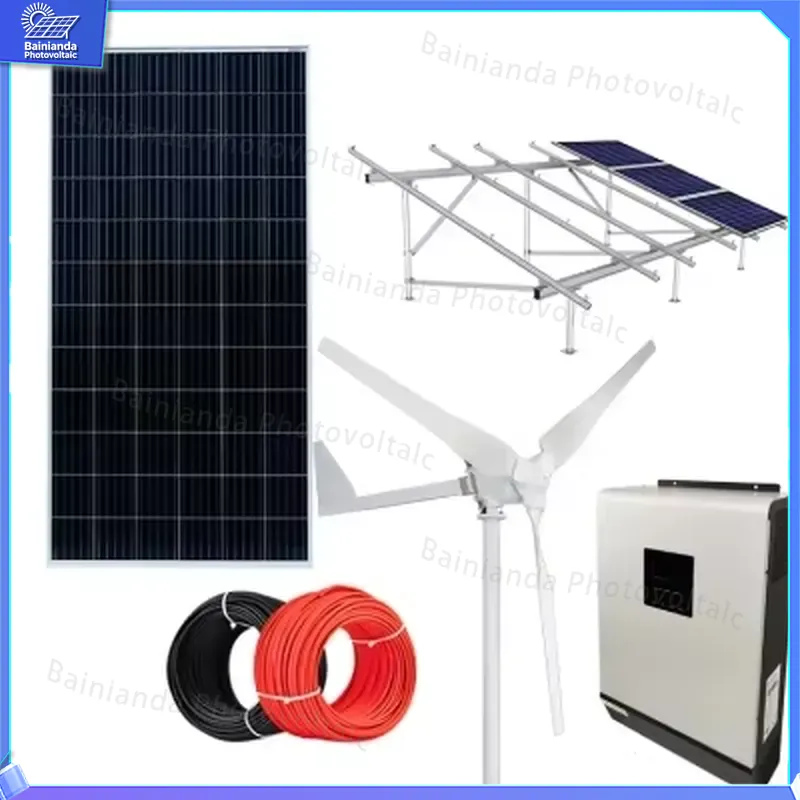 3KW 5KW 10KW 하이브리드 풍력 태양광 발전 시 - Renewable Energy Grid 리뷰 및 가격