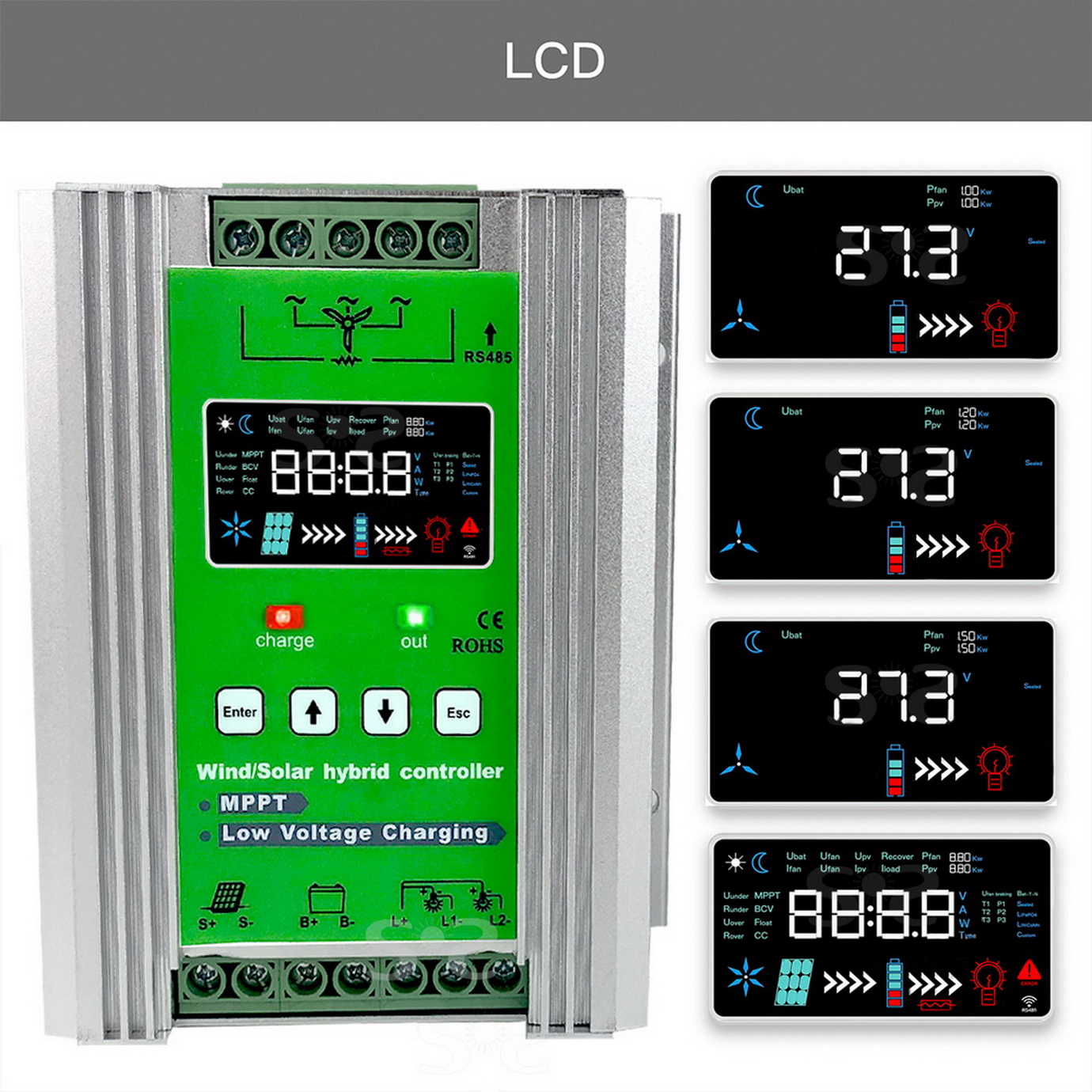 5000W MPPT 풍력 태양 광 하이브리드 충전 컨트 - Wind Solar Hybrid Kit 리뷰 및 가격