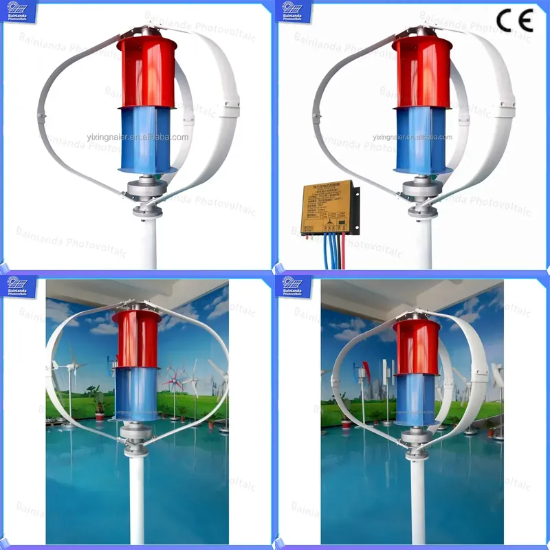 300W 400W 수직축 풍력 터빈 발전기 키트(충전  - Wind Solar Hybrid Kit 리뷰 및 가격